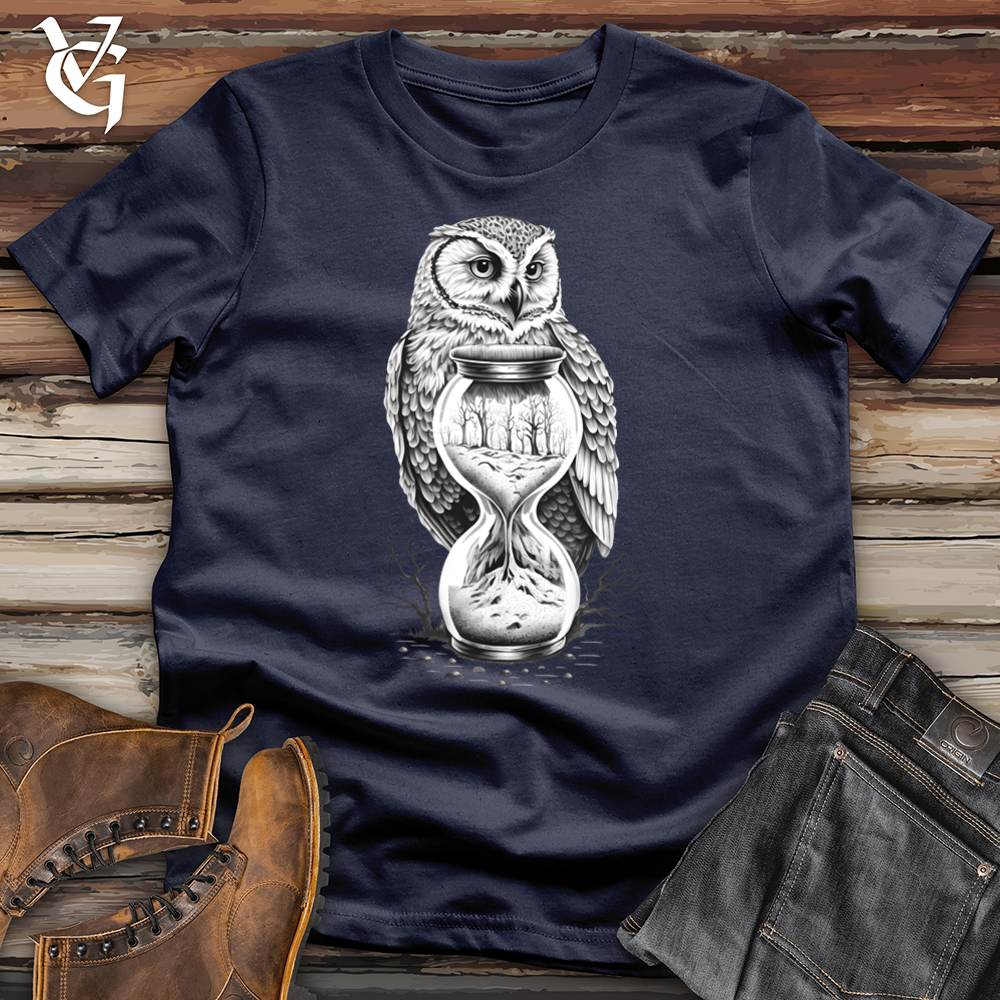 Viking Goods Hourglass Owl Softstyle Tee Navy / L