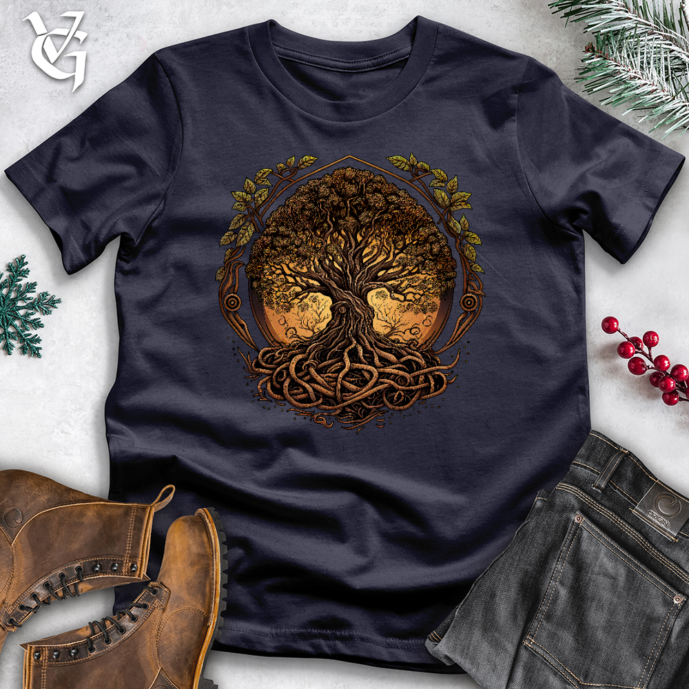 Viking Goods Illuminated Tree Cotton Tee Navy / L