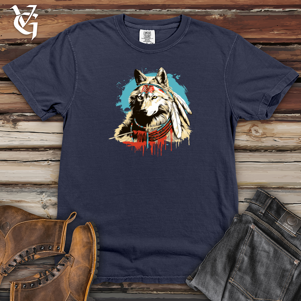 Viking Goods Inky Howl Heavy Cotton Comfort Colors Tee Navy / L