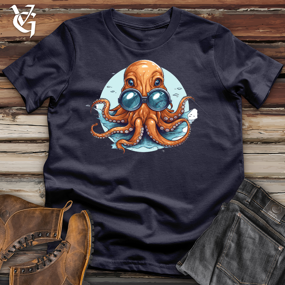 Viking Goods Inspector Octopus Cotton Tee Navy / L