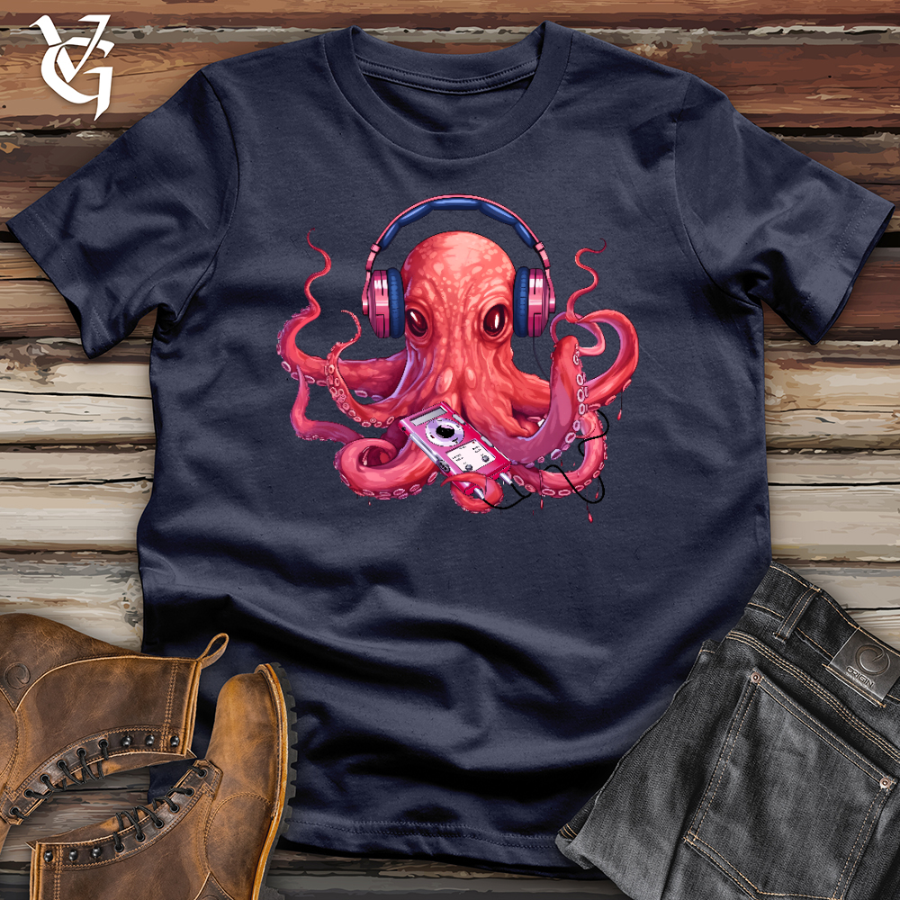Viking Goods Jammin Octopus Softstyle Tee Navy / L
