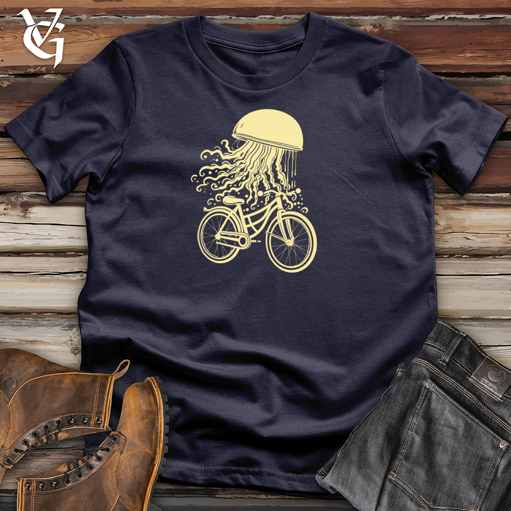 Viking Goods Jellyfish Deep Dive Cycle Voyage Cotton Tee Navy / L