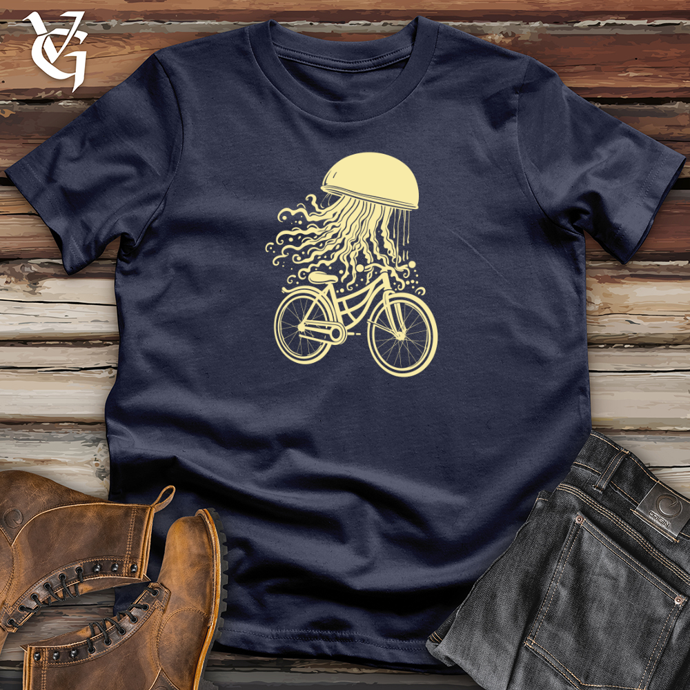 Viking Goods Jellyfish Deep Dive Cycle Voyage Softstyle Tee Navy / L