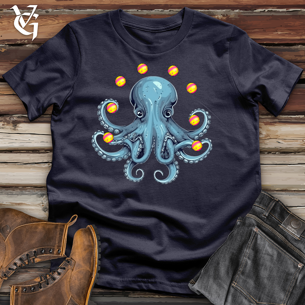 Viking Goods Juggling Octopus Cotton Tee Navy / L