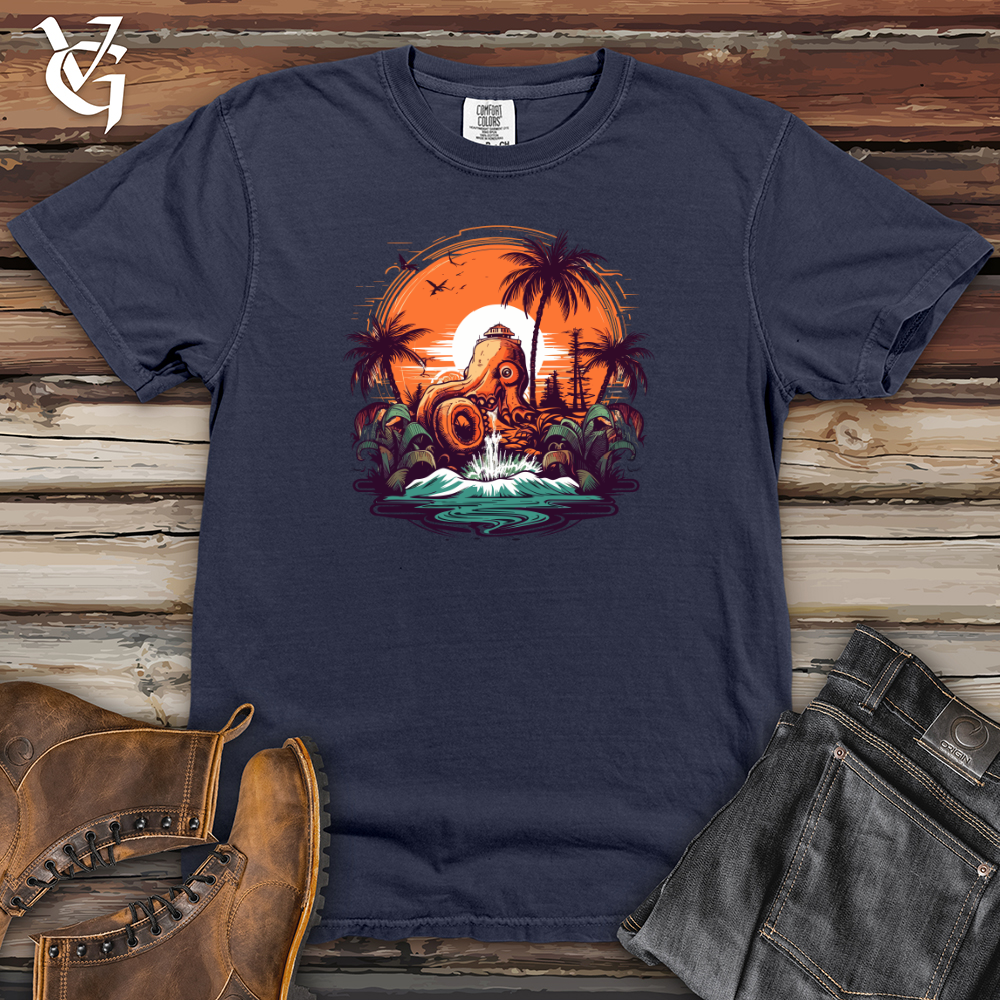 Viking Goods Jungle Tentacles Heavy Cotton Comfort Colors Tee Navy / L