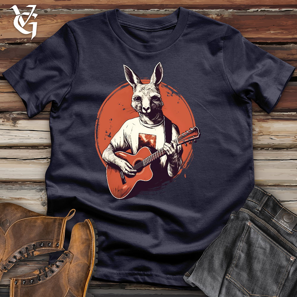 Viking Goods Kangaroo Guitarist Cotton Tee Navy / L