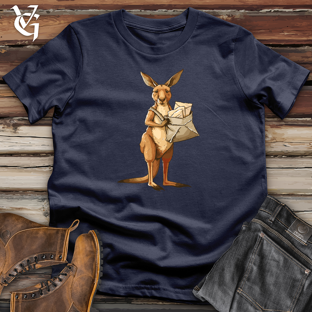 Viking Goods Kangaroo Mail Delivery Softstyle Tee Navy / L