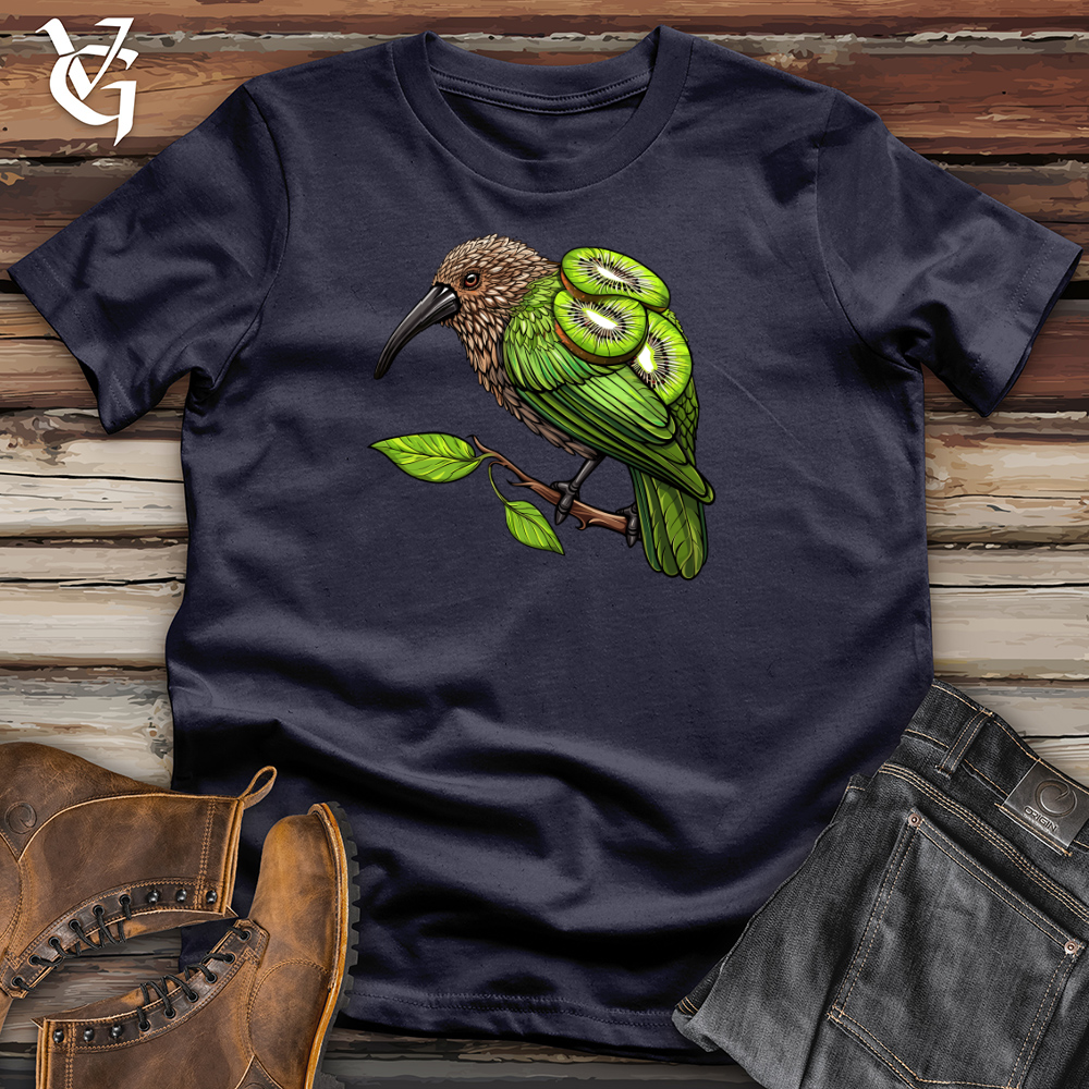 Viking Goods Kiwi Fruit Bird Cotton Tee Navy / L