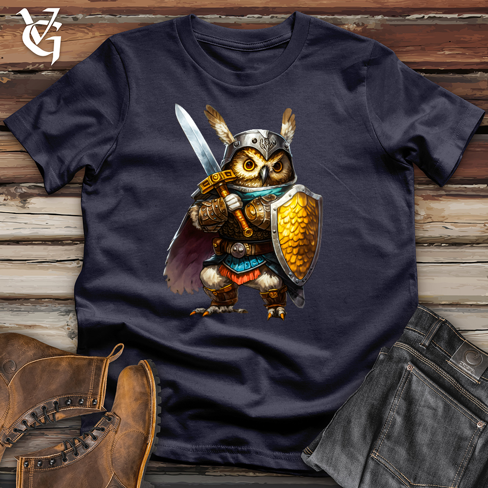 Viking Goods Knight Owl Cotton Tee Navy / L