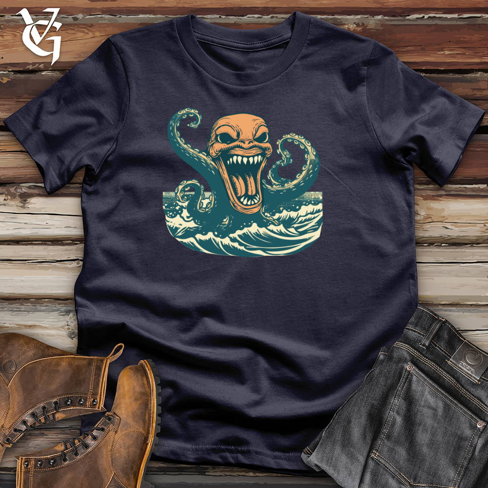 Viking Goods Kraken Cyclist Cotton Tee Navy / L