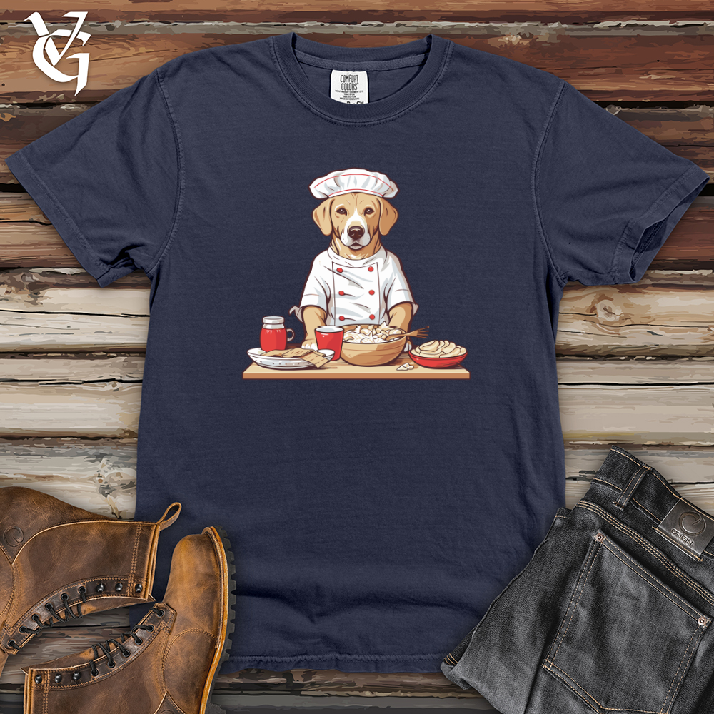 Viking Goods Labrador Gourmet Chef Heavy Cotton Comfort Colors Tee Navy / L