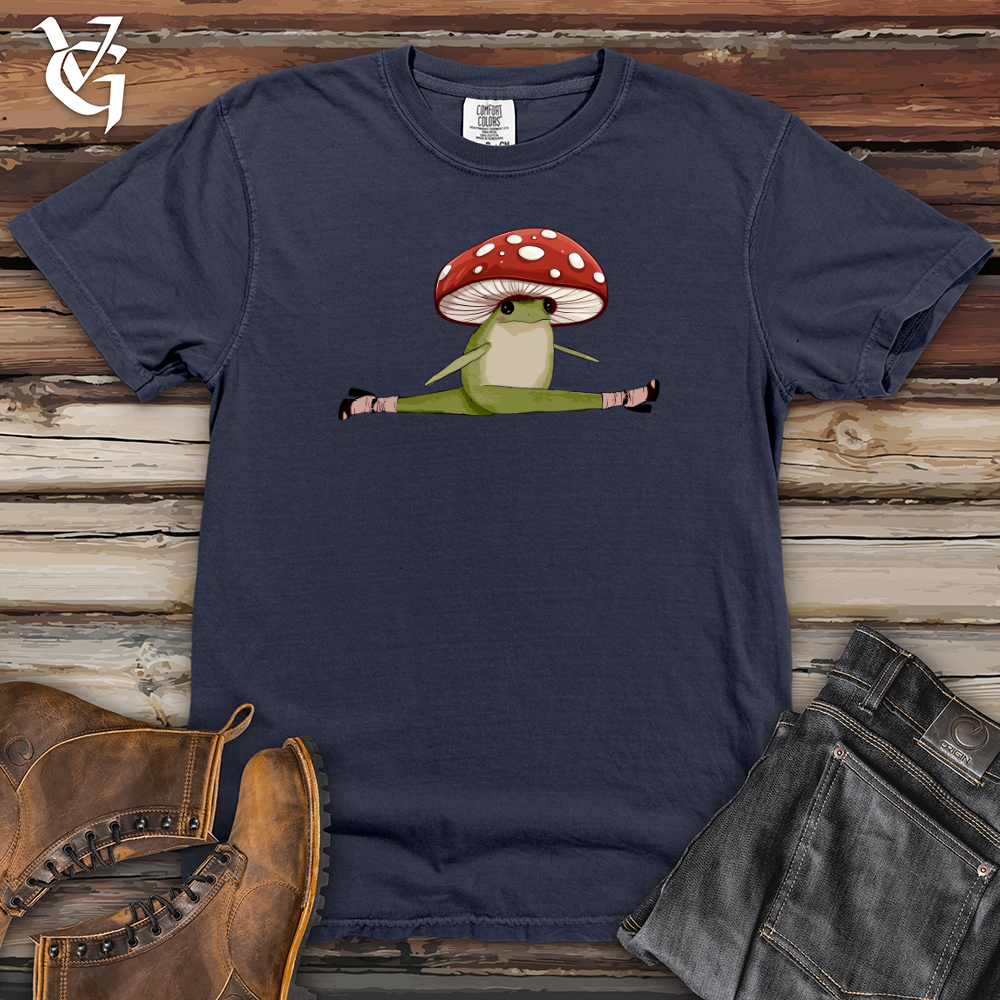 Viking Goods Lady Frog Heavy Cotton Comfort Colors Tee Navy / L