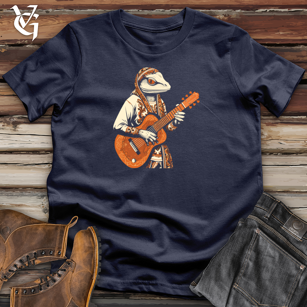 Viking Goods Lizard Desert Guitar Softstyle Tee Navy / L