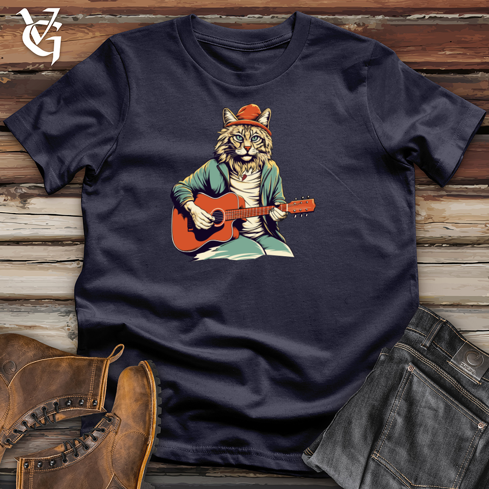 Viking Goods Lynx Guitar Lullabies Cotton Tee Navy / L