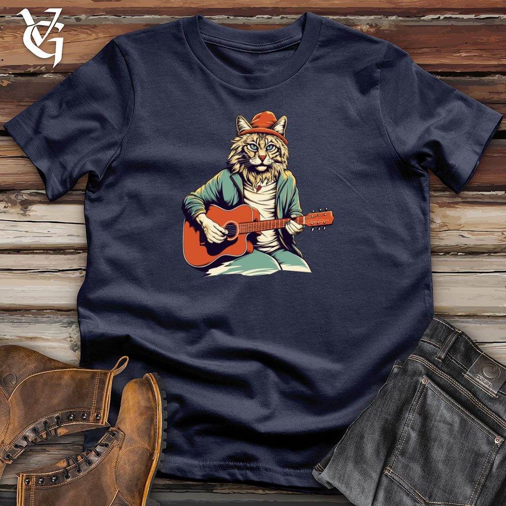 Viking Goods Lynx Guitar Lullabies Softstyle Tee Navy / L