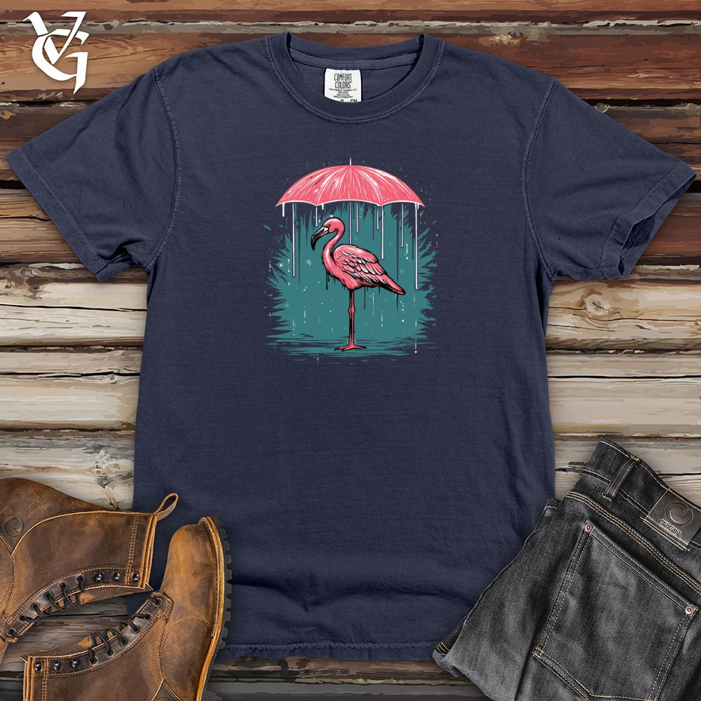 Viking Goods Majestic Rainfall Flamingo Heavy Cotton Comfort Colors Tee Navy / L