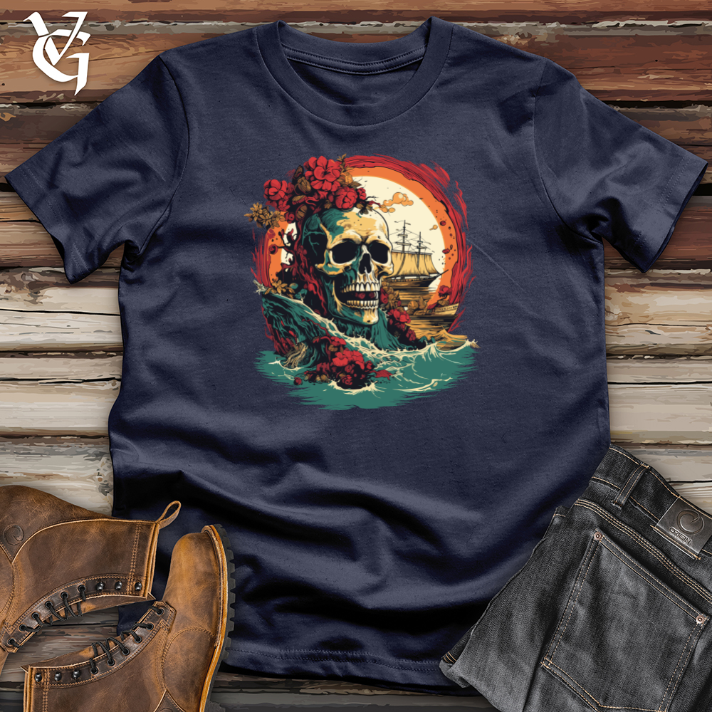 Viking Goods Marauders Skull Expedition Softstyle Tee Navy / L
