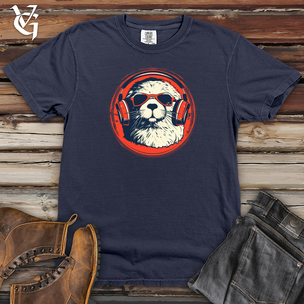 Viking Goods Melodic Beaver Vibe Heavy Cotton Comfort Colors Tee Navy / L