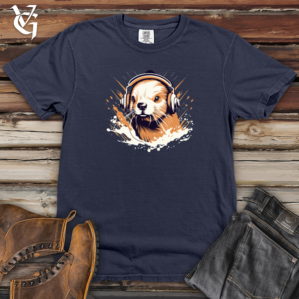 Viking Goods Melodic Beaver Vibes Heavy Cotton Comfort Colors Tee Navy / L