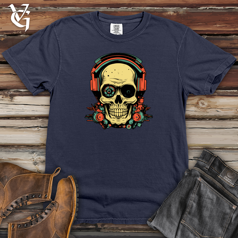 Viking Goods Melodic Skull Melodies Heavy Cotton Comfort Colors Tee Navy / L