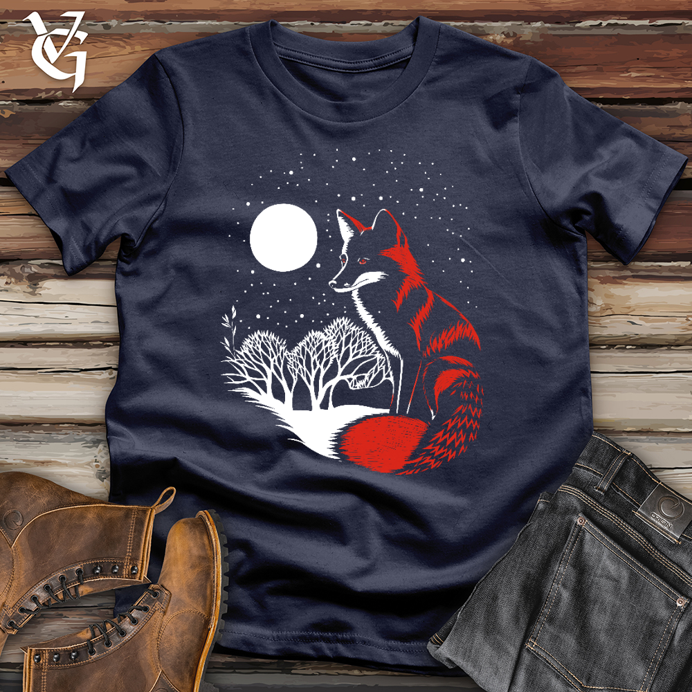 Viking Goods Moonlit Fox Softstyle Tee Navy / L
