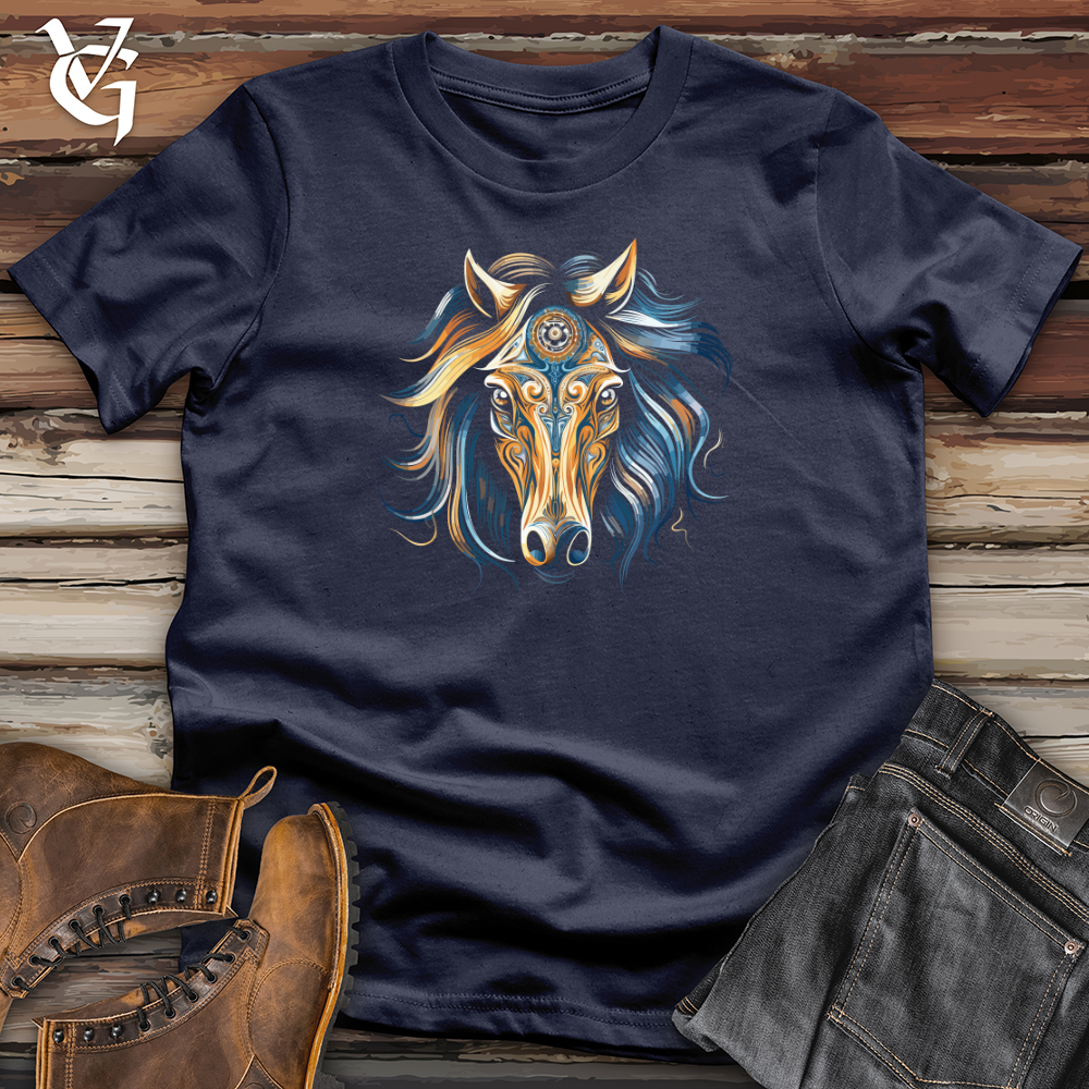 Viking Goods Mystical Equine Vision Softstyle Tee Navy / L