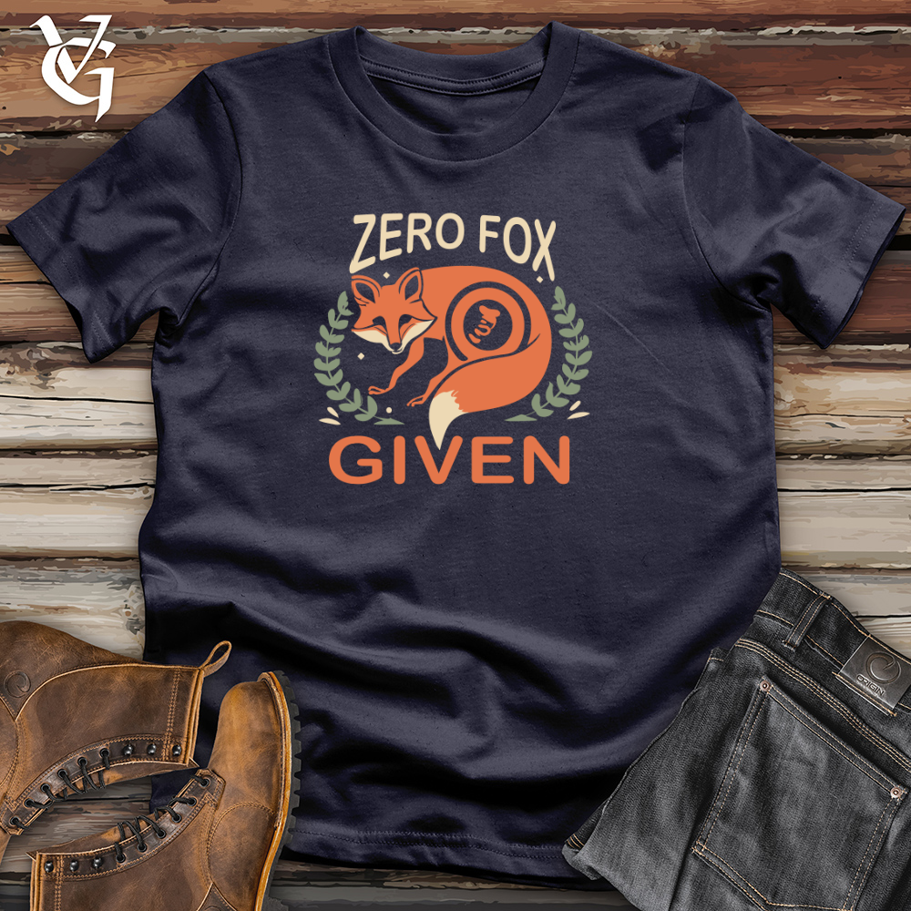 Viking Goods No Fox Given Cotton Tee Navy / L