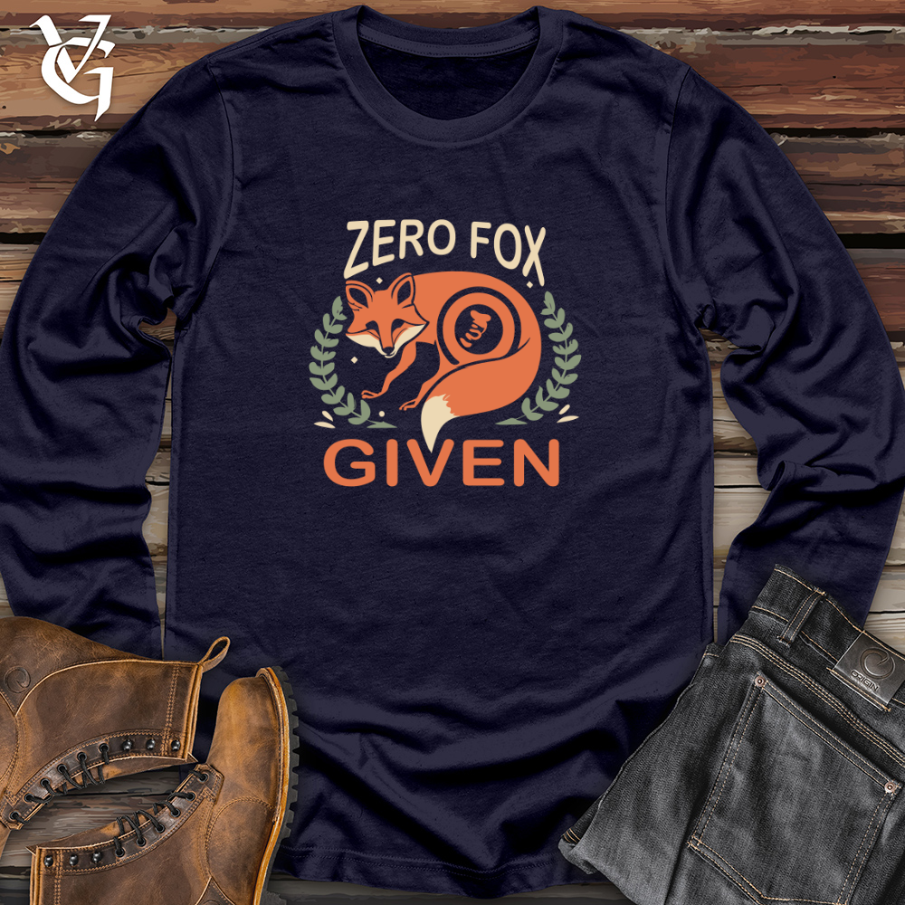 Viking Goods No Fox Given Long Sleeve Navy / L