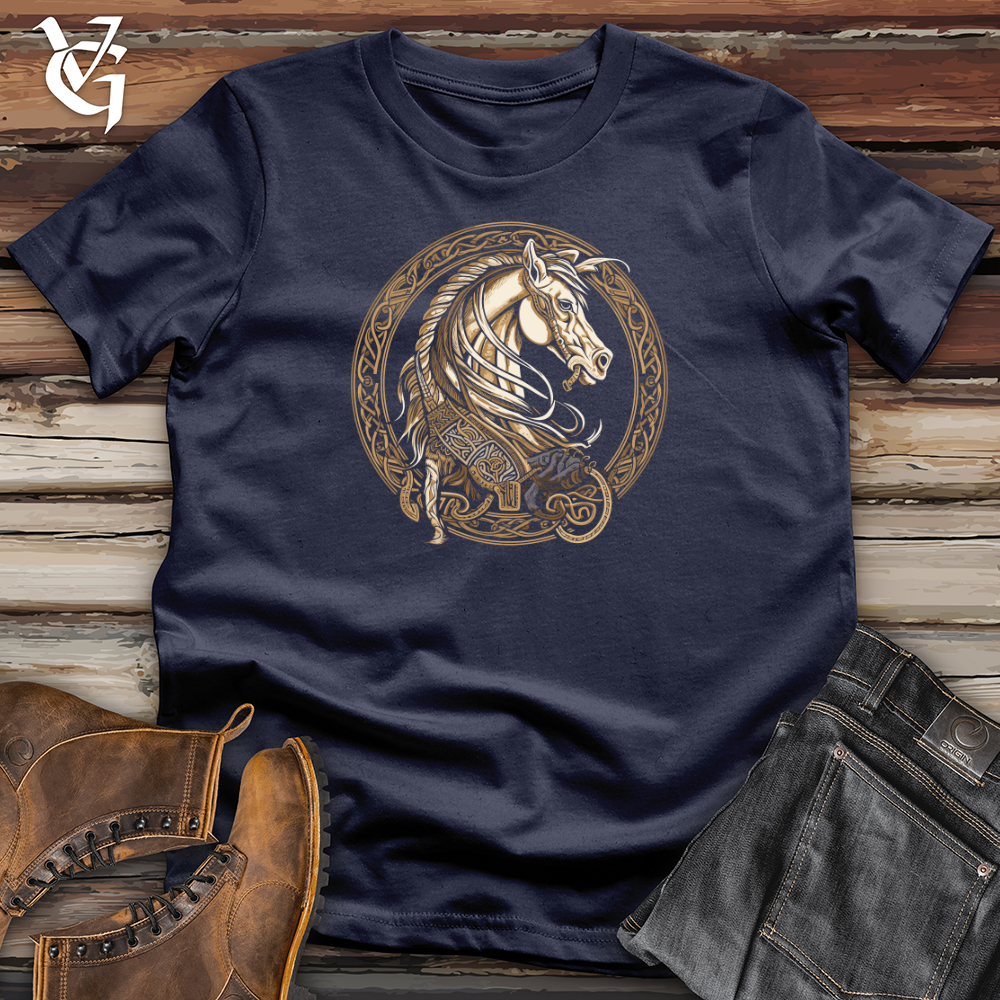Viking Goods Norse Horse Softstyle Tee Navy / L