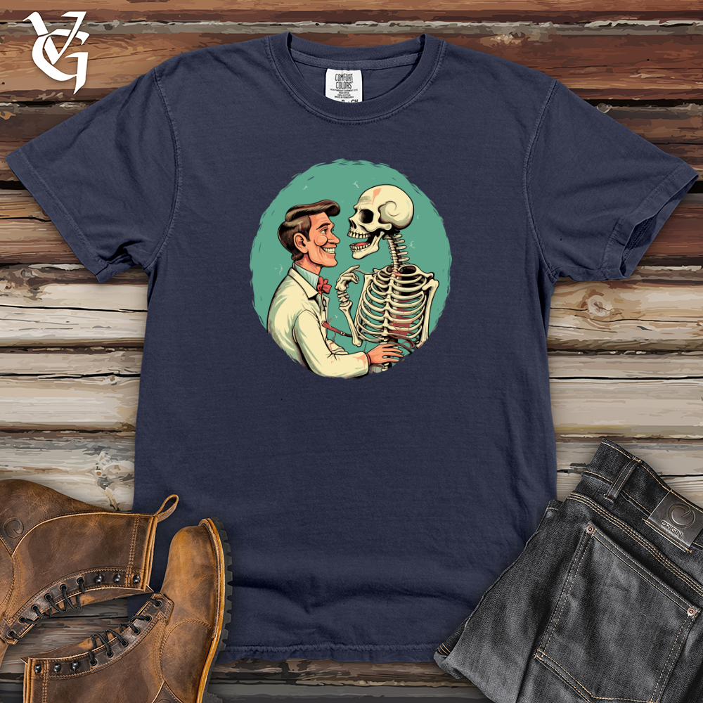 Viking Goods Nostalgic Dental Duo Heavy Cotton Comfort Colors Tee Navy / L