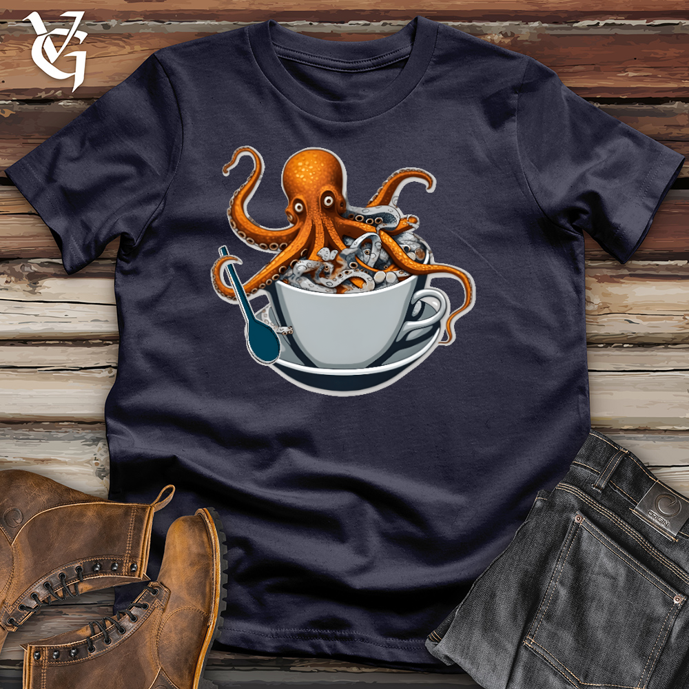 Viking Goods Octo Swirl Cotton Tee Navy / L