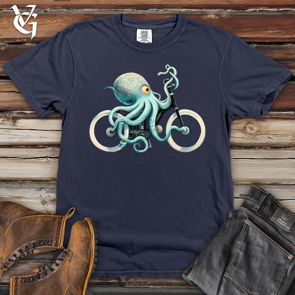 Viking Goods Octobike Heavy Cotton Comfort Colors Tee Navy / L