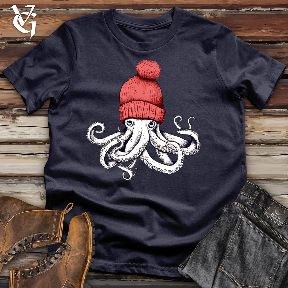 Viking Goods Octopus Chillin Cotton Tee Navy / L