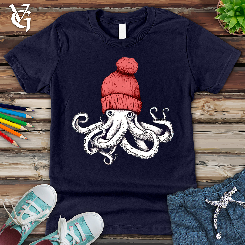 Viking Goods Octopus Chillin Youth Tee Navy / L