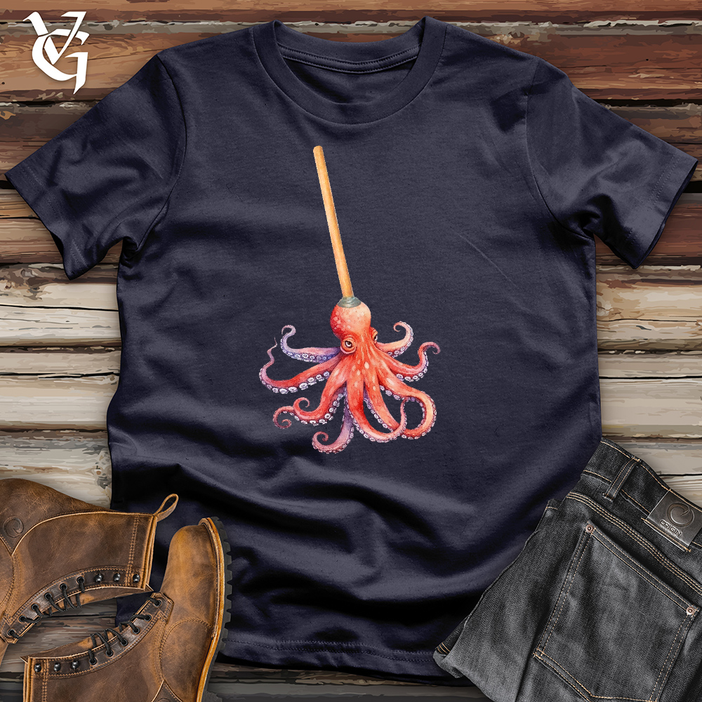 Viking Goods Octopus Mop Cotton Tee Navy / L