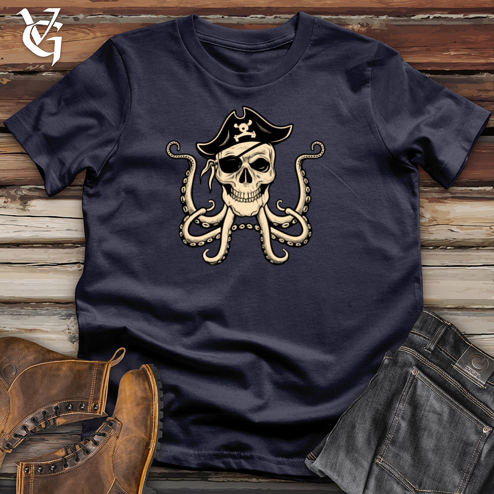 Viking Goods Octopus Pirate Cotton Tee Navy / L