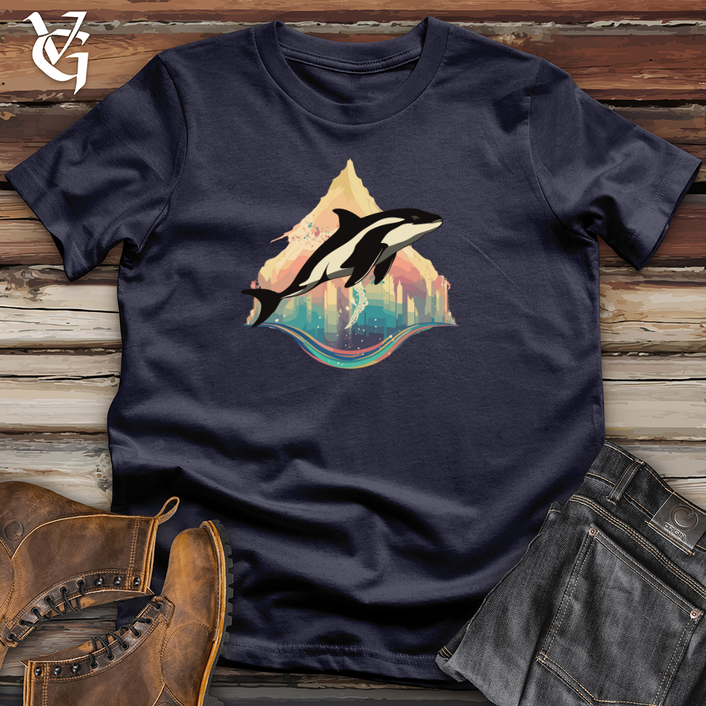 Viking Goods Orca Rainbow Leap Cotton Tee Navy / L