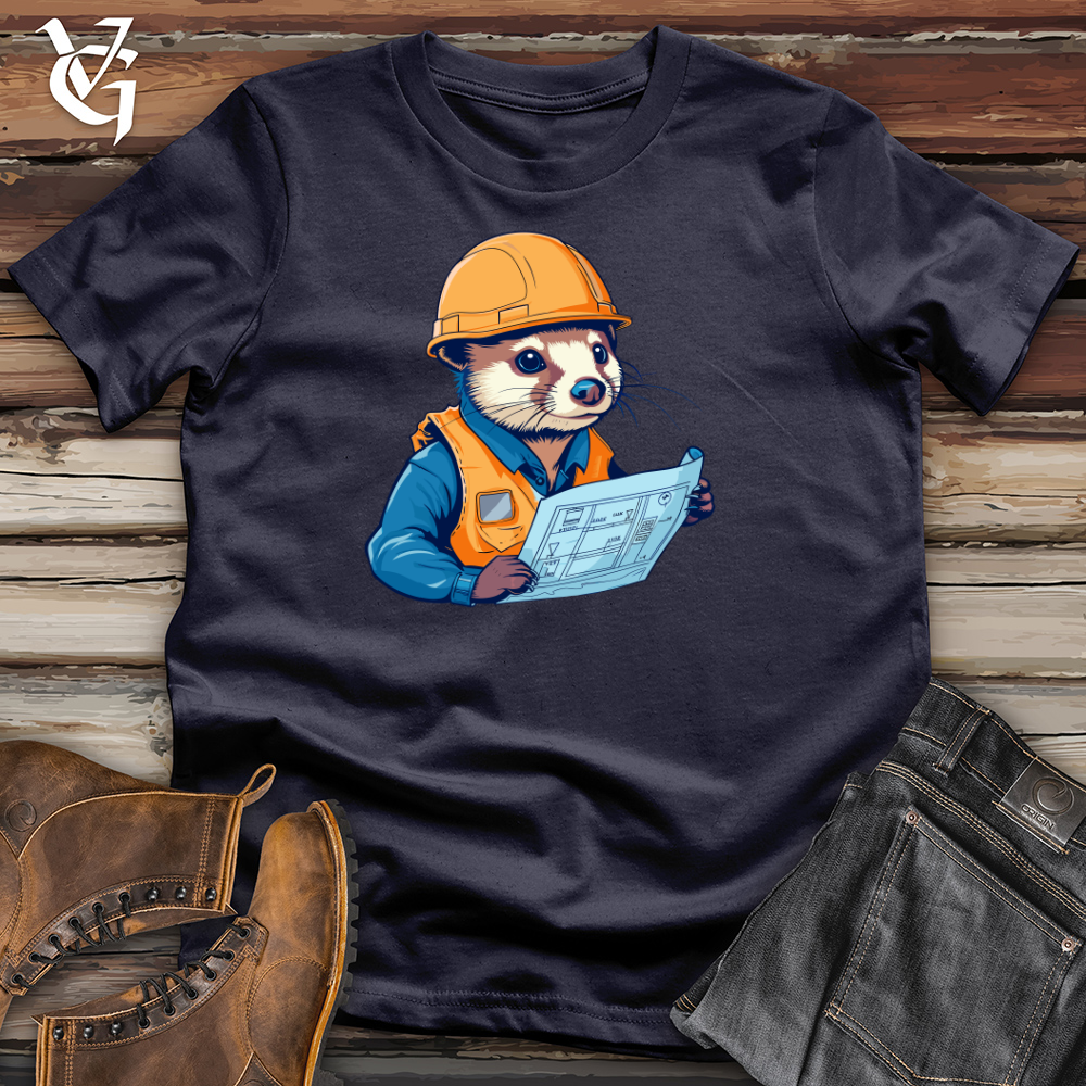 Viking Goods Otter Construction Manager Cotton Tee Navy / L
