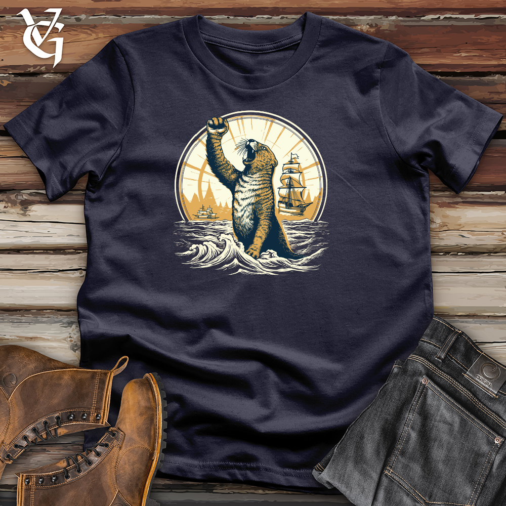 Viking Goods Otter Nautical Triumph Cotton Tee Navy / L