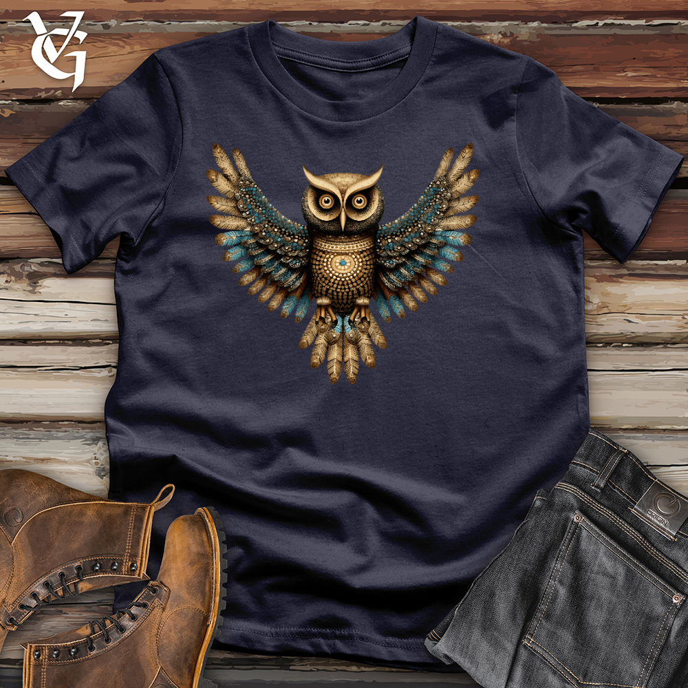 Viking Goods Owl Arise Cotton Tee Navy / L