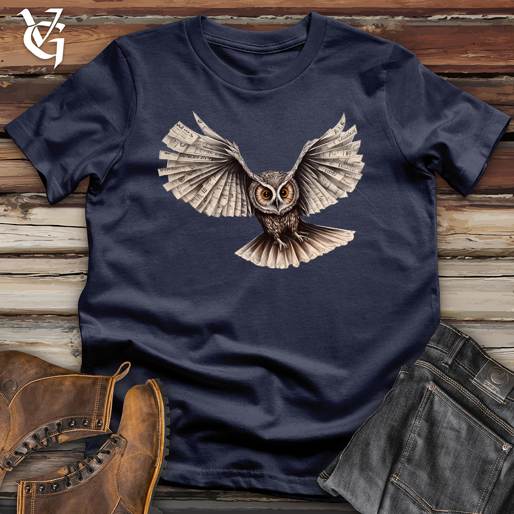 Viking Goods Owl Orbiter Softstyle Tee Navy / L