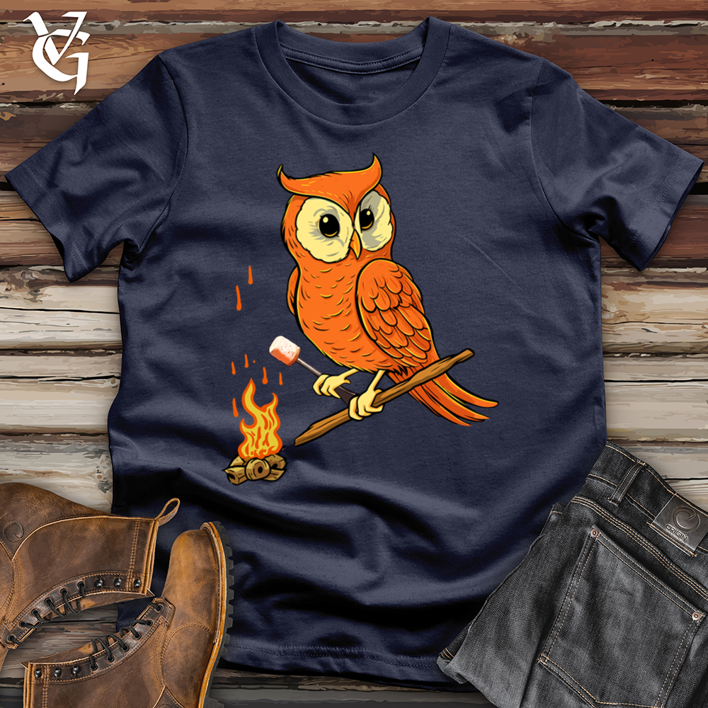 Viking Goods Owl Smores Softstyle Tee Navy / L