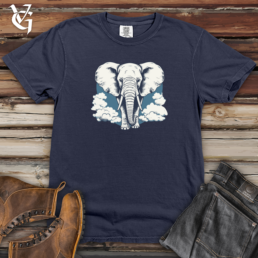 Viking Goods Pachyderm Puffs Heavy Cotton Comfort Colors Tee Navy / L