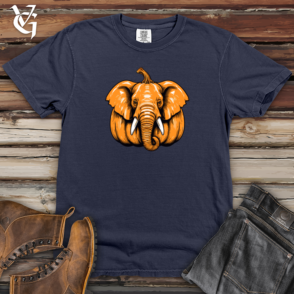 Viking Goods Pachyderm Pumpkin Heavy Cotton Comfort Colors Tee Navy / L