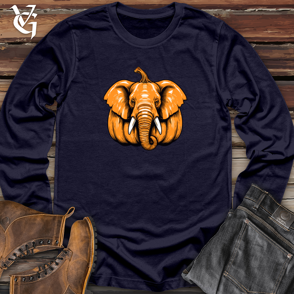 Viking Goods Pachyderm Pumpkin Long Sleeve Navy / L