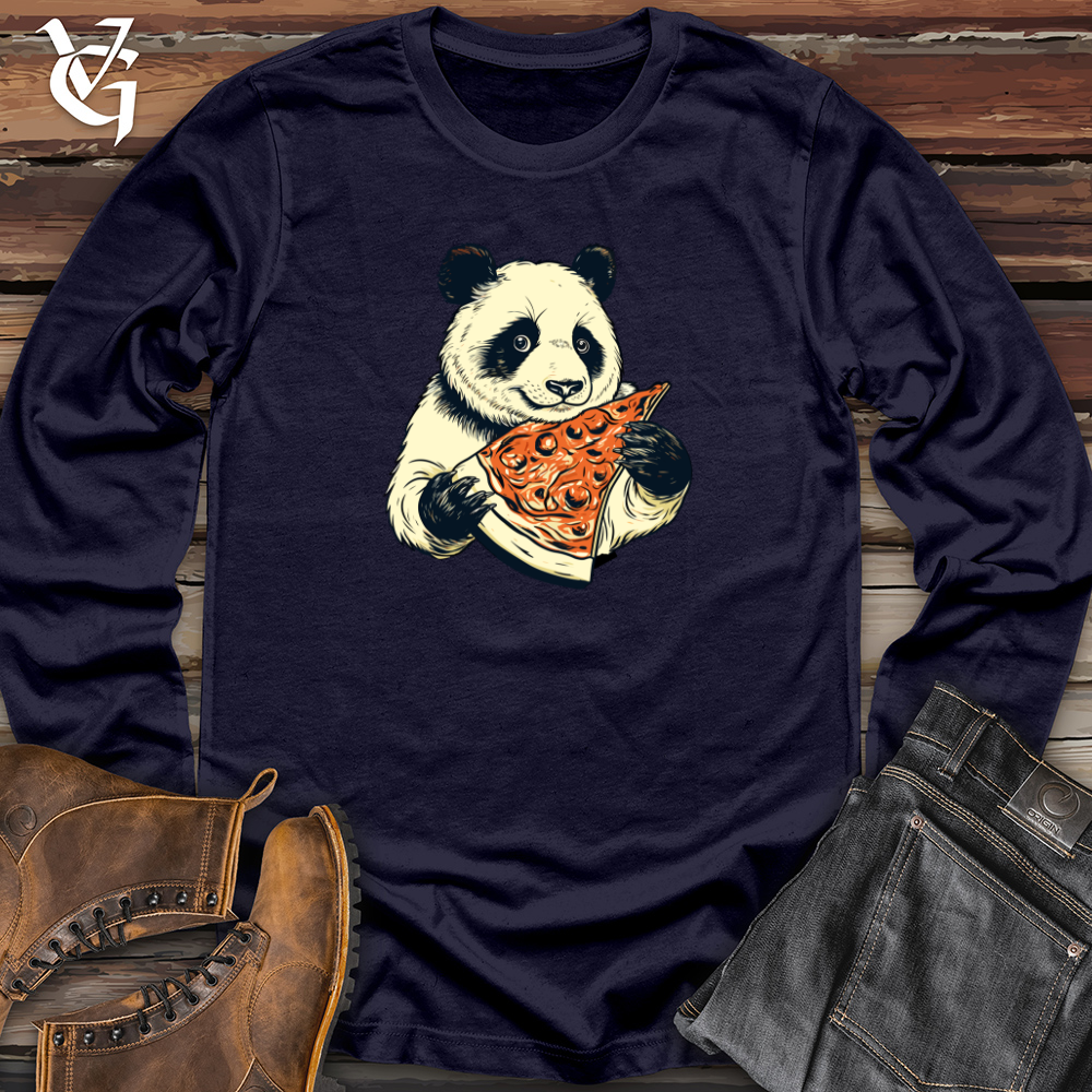Viking Goods Panda Pizzamania Long Sleeve Navy / L