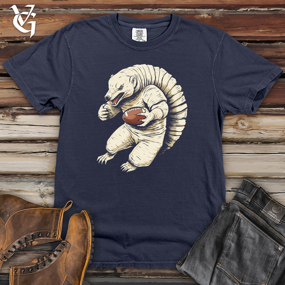 Viking Goods Pangolin Gridiron Rush Heavy Cotton Comfort Colors Tee Navy / L