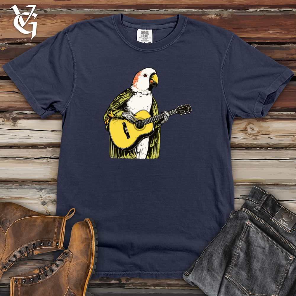 Viking Goods Parrot Acoustic Solo Heavy Cotton Comfort Colors Tee Navy / L