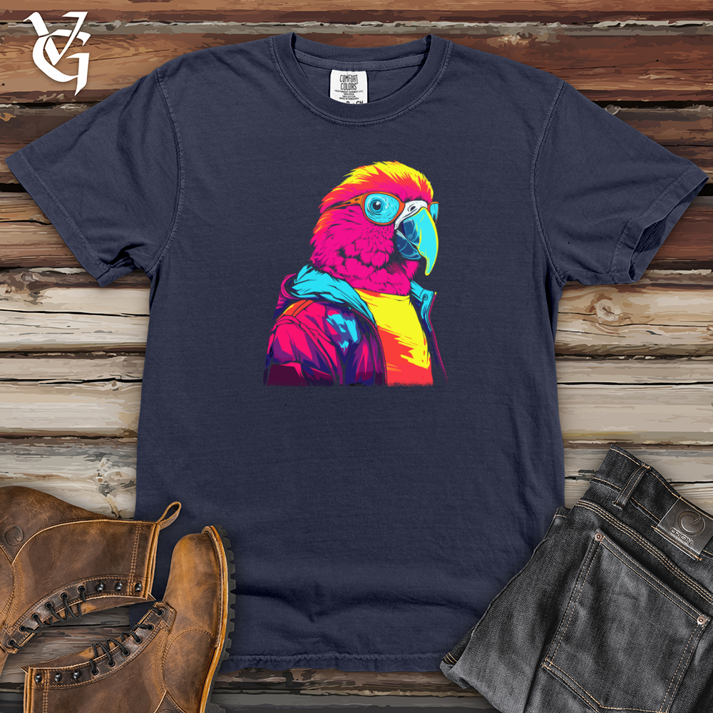 Viking Goods Parrot Neon Swag Heavy Cotton Comfort Colors Tee Navy / L