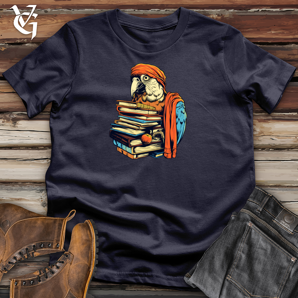 Viking Goods Parrot Scholarly Pursuits Cotton Tee Navy / L